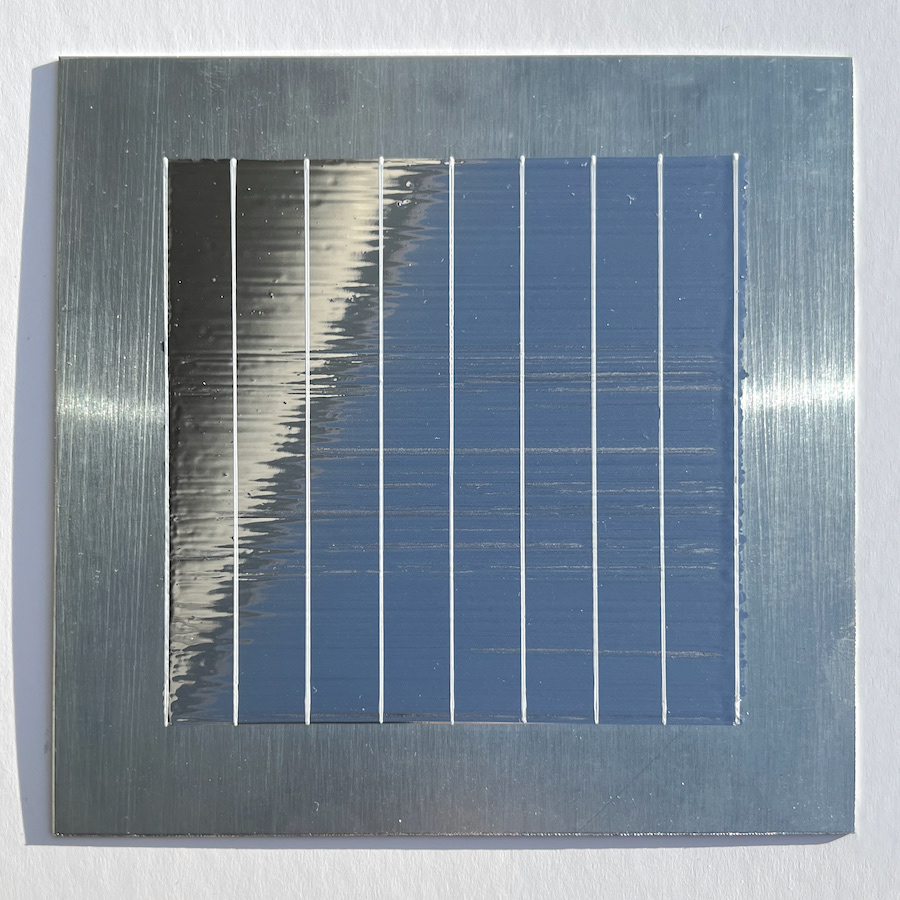 167 lines, 18th January, chrome marker and white marker on metal sheet