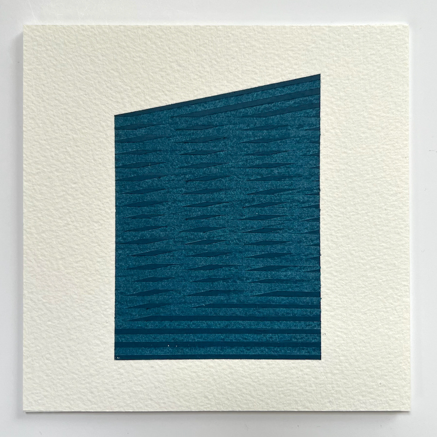 70 lines, 13th October, oil pastel on paper