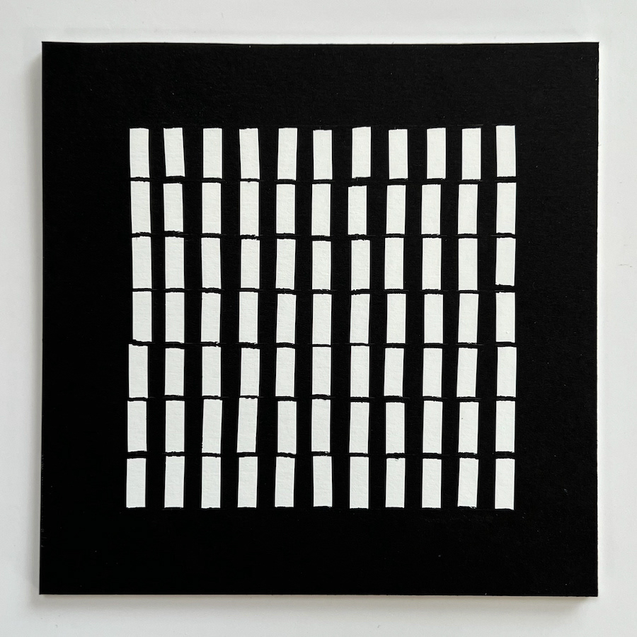 77 lines, 20th October, correction tape on paper