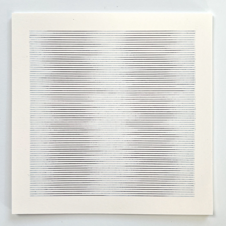 178 lines, 29th January, white fineliner over black fineliner