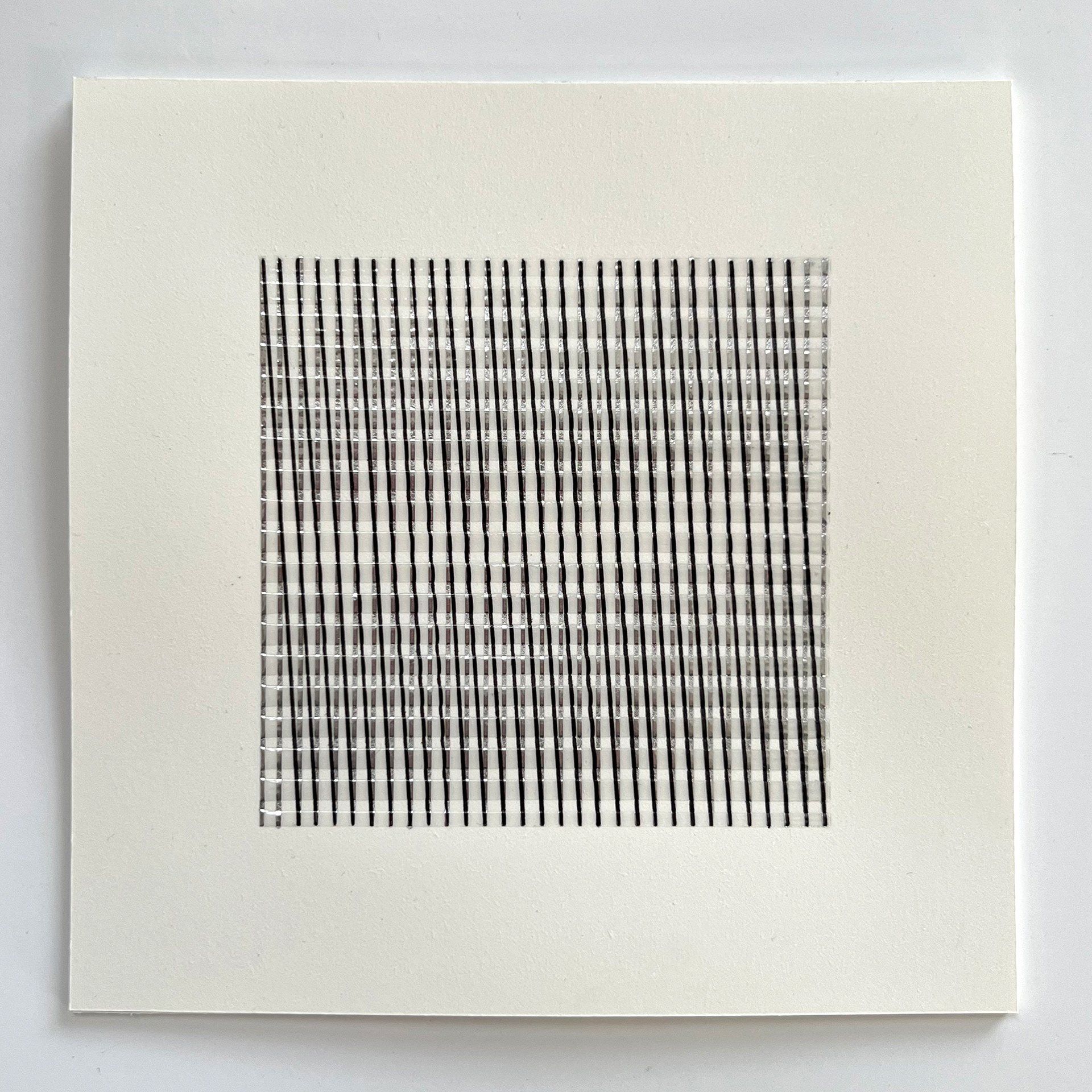 79 lines, 22nd October, acrylic medium, chrome marker and black marker on paper
