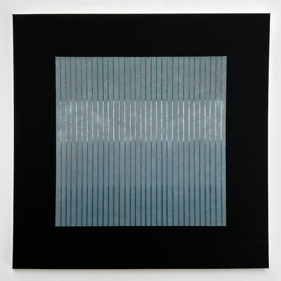 155 lines, 6th January, oil pastel on paper