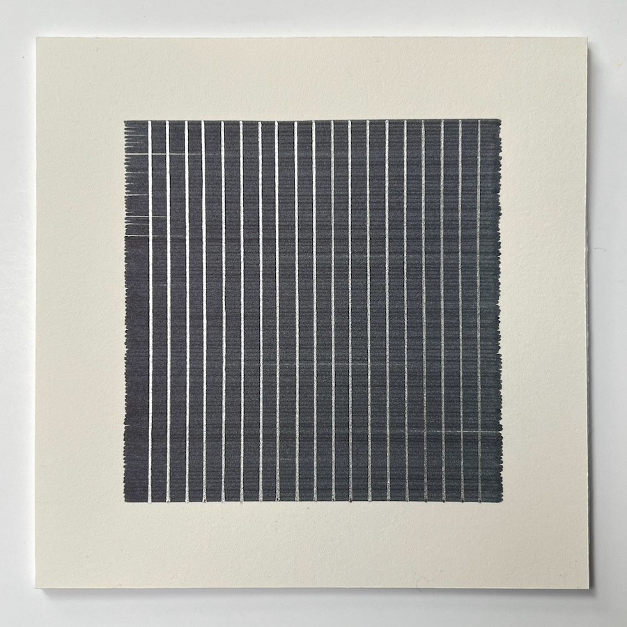 123 lines, 5th December, water colour marker and chrome marker on paper