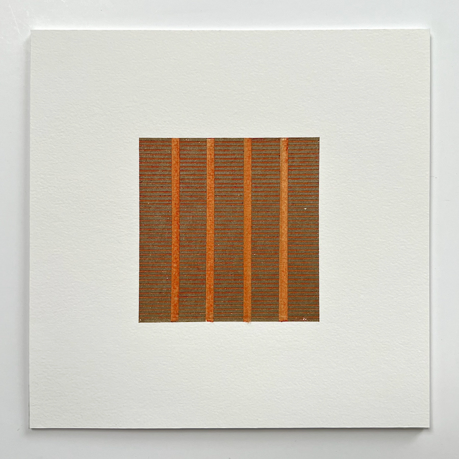 91 lines, 3rd November, oil pastel on paper