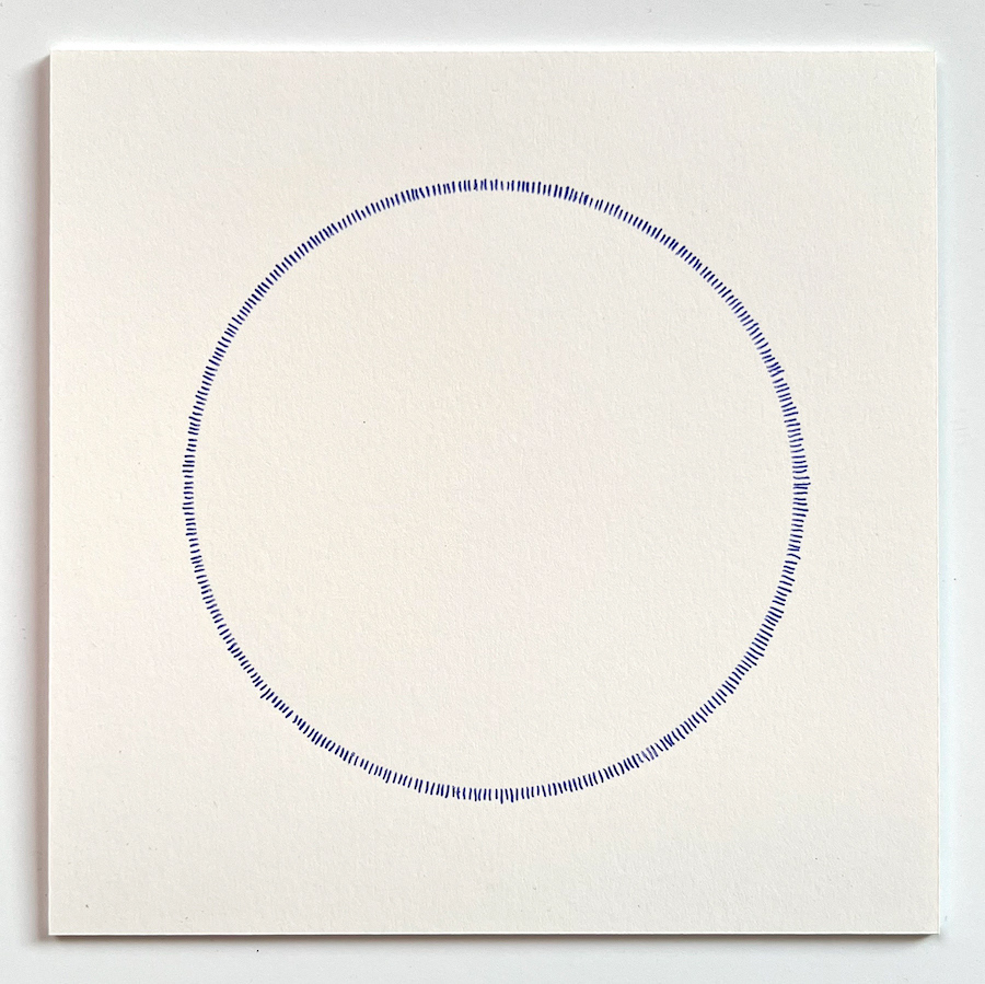 360 lines, 29th July, bic pen on paper