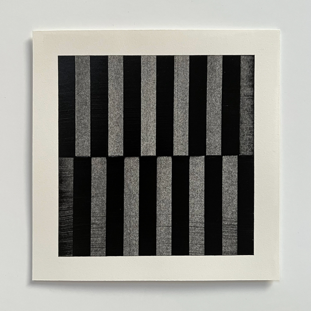 24 lines, 28th August, acrylic on paper