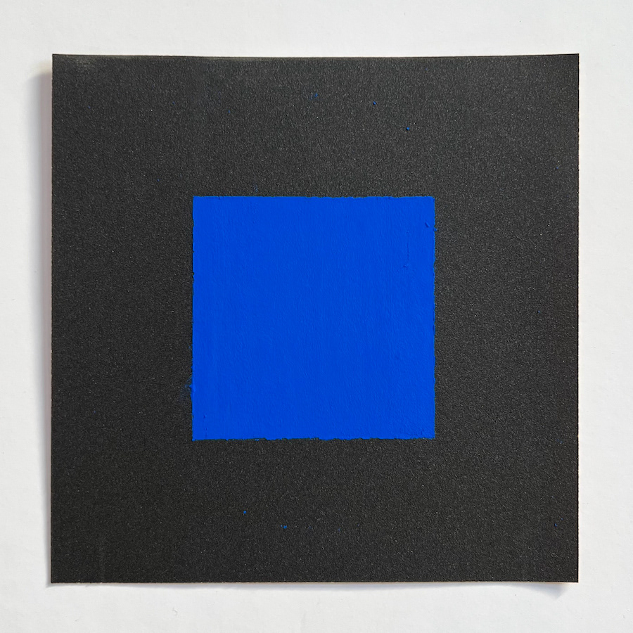 57 lines, 30th September, soft pastel (rubbed) on sandpaper
