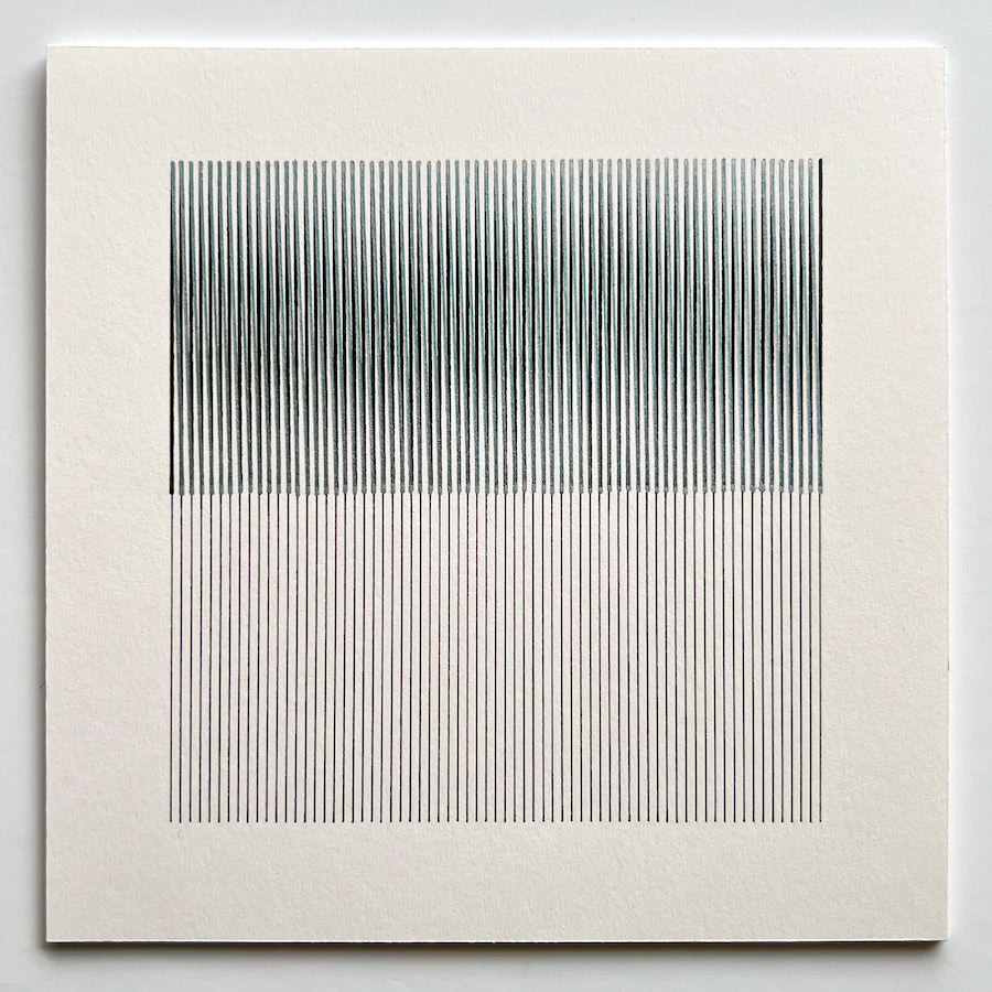 206 lines, 26th February, fineliner and silver marker on paper