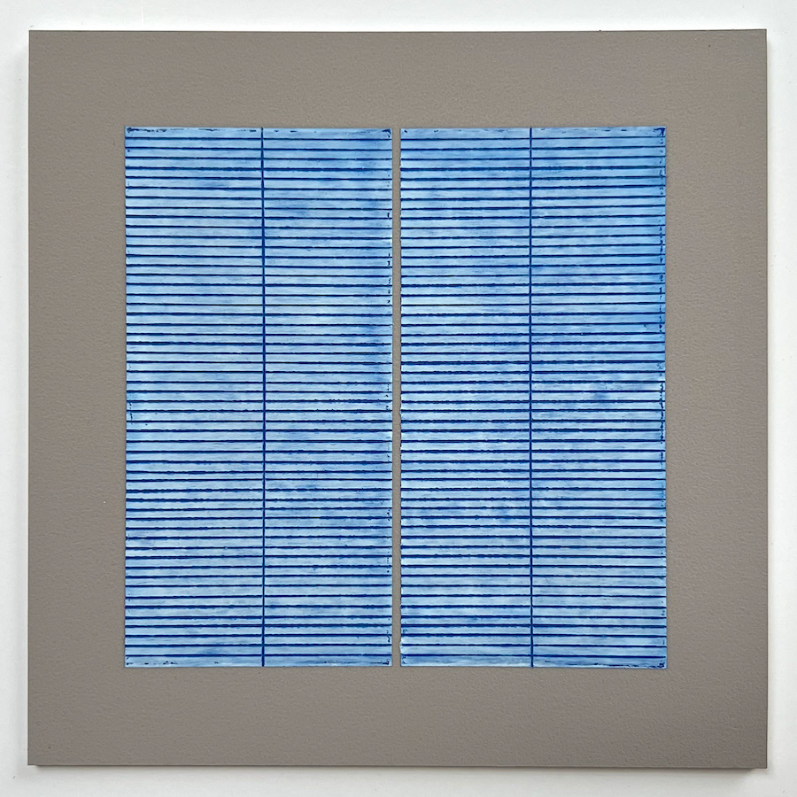 220 lines, 11th March, oil pastel on paper