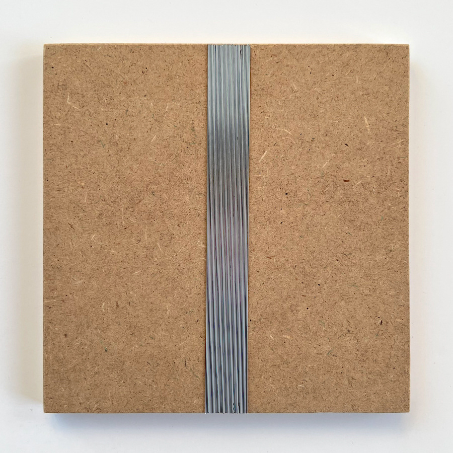 33 lines, 6th September, 0.5mm steel wire on mdf