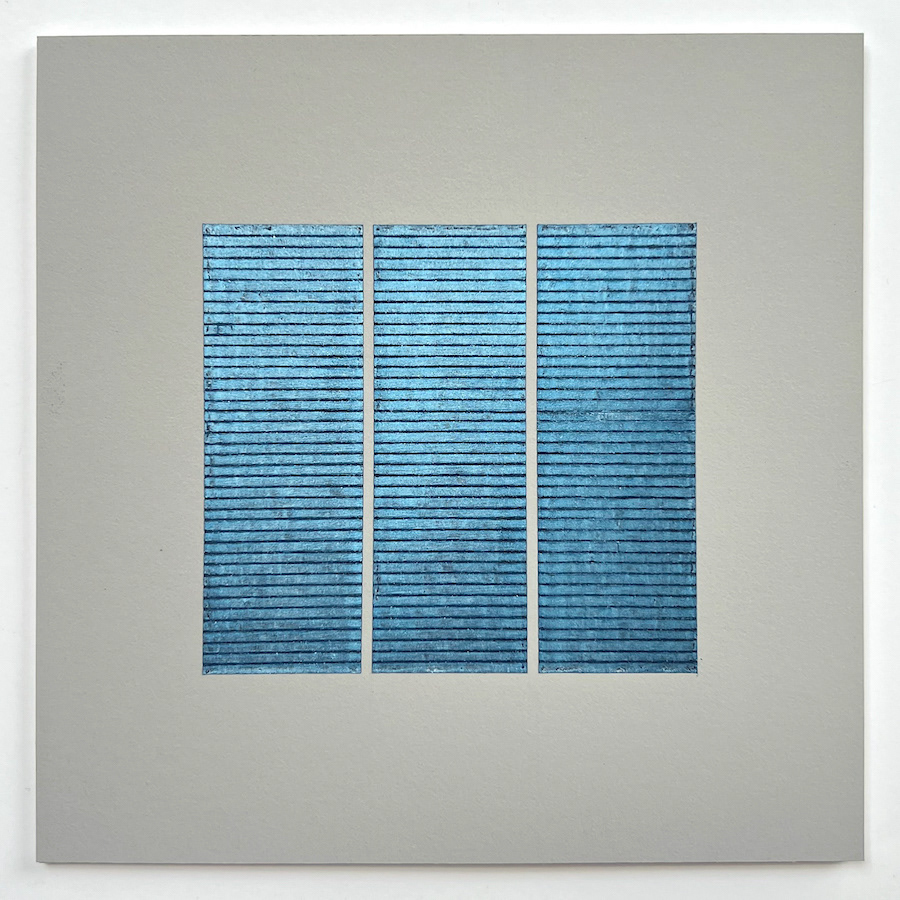 243 lines, 3rd April, oil pastel on paper