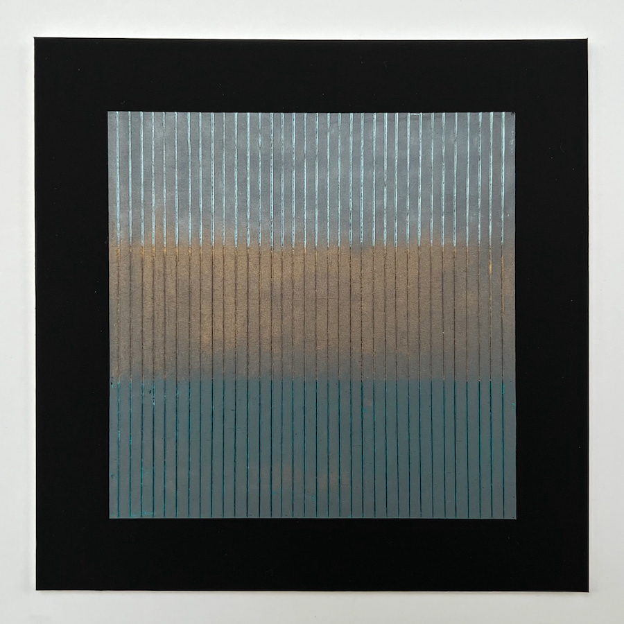 137 lines, 19th December, oil pastel on paper