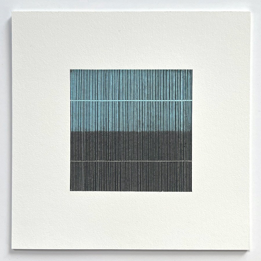 157 lines, 8th January, oil pastel on paper