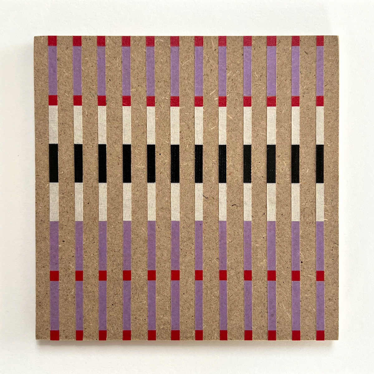 12 lines, 16th August, made with four different tapes