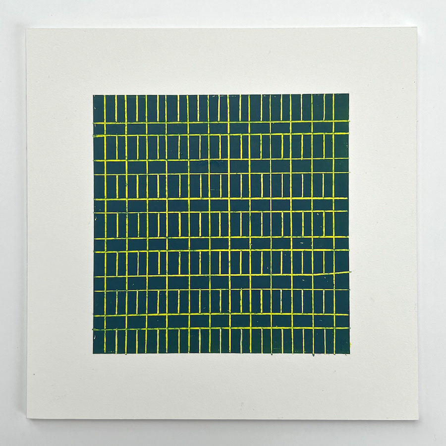 101 lines, 13th November, oil pastel on paper