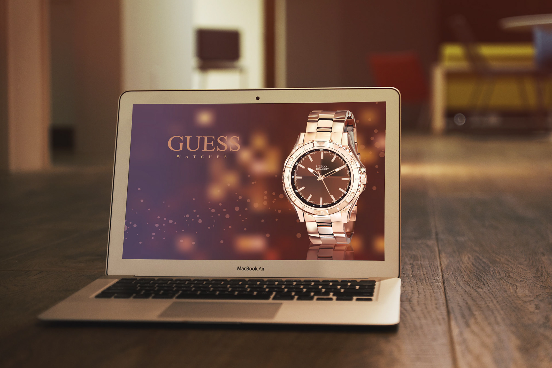 I used the Mesh tool in illustrator to re-create a version of a guess watch. The goal was to cleverly utilize the mesh tool to make an identical version of any object. 