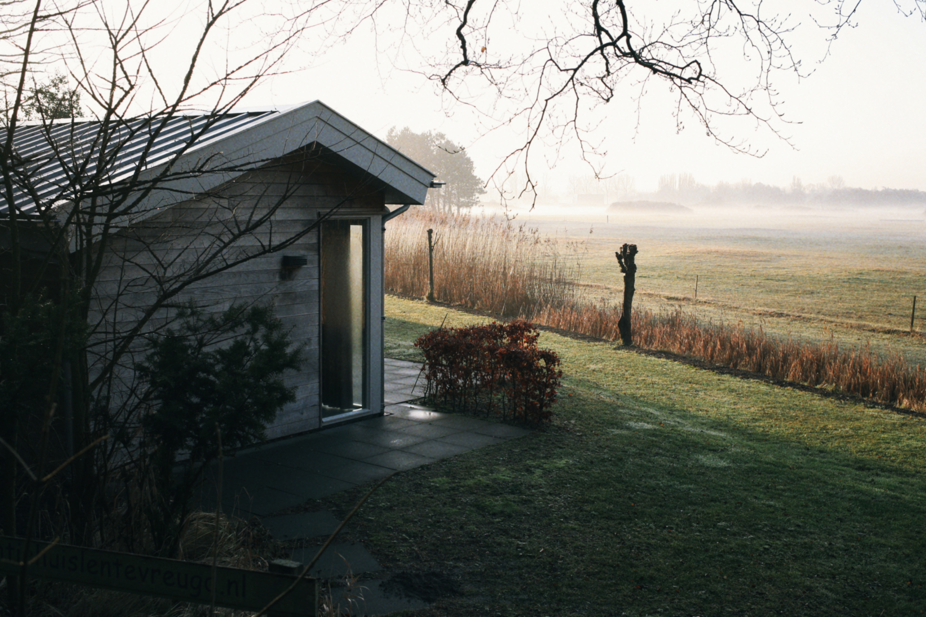Photo of cottage, shot on the Canon 5D Classic.