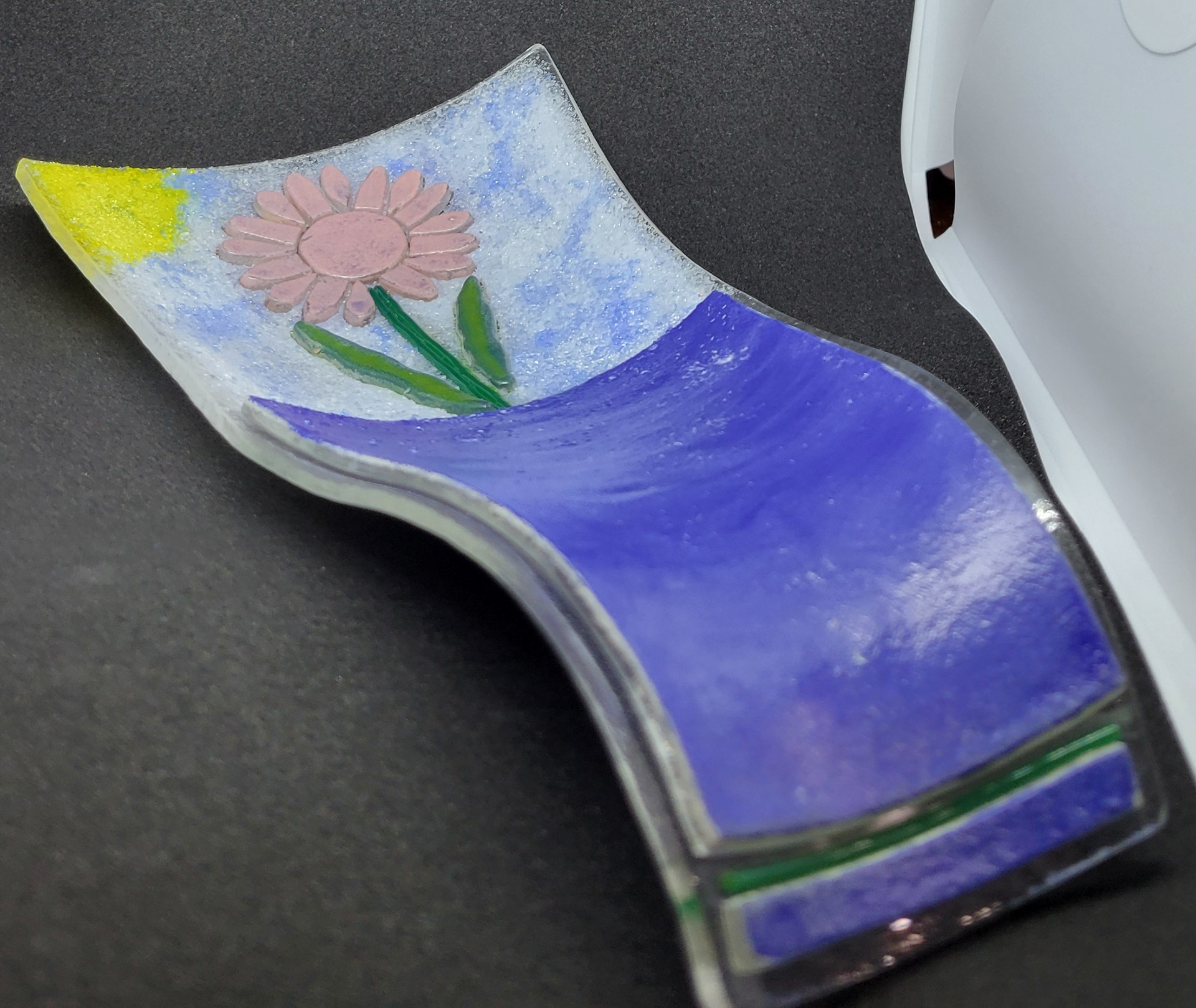 Fused Glass Spoon Rest