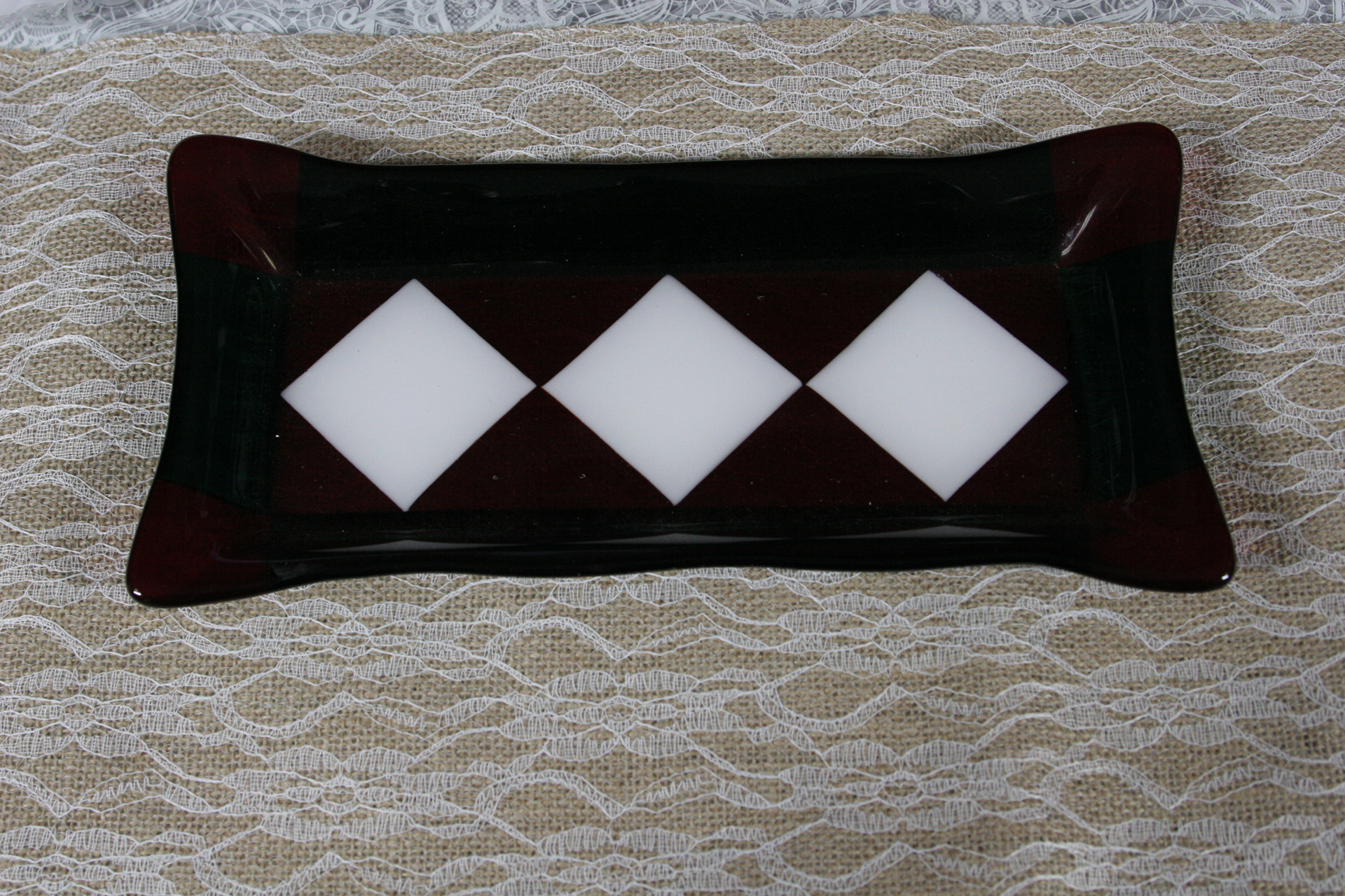 Fused Glass Trinket Dish 2