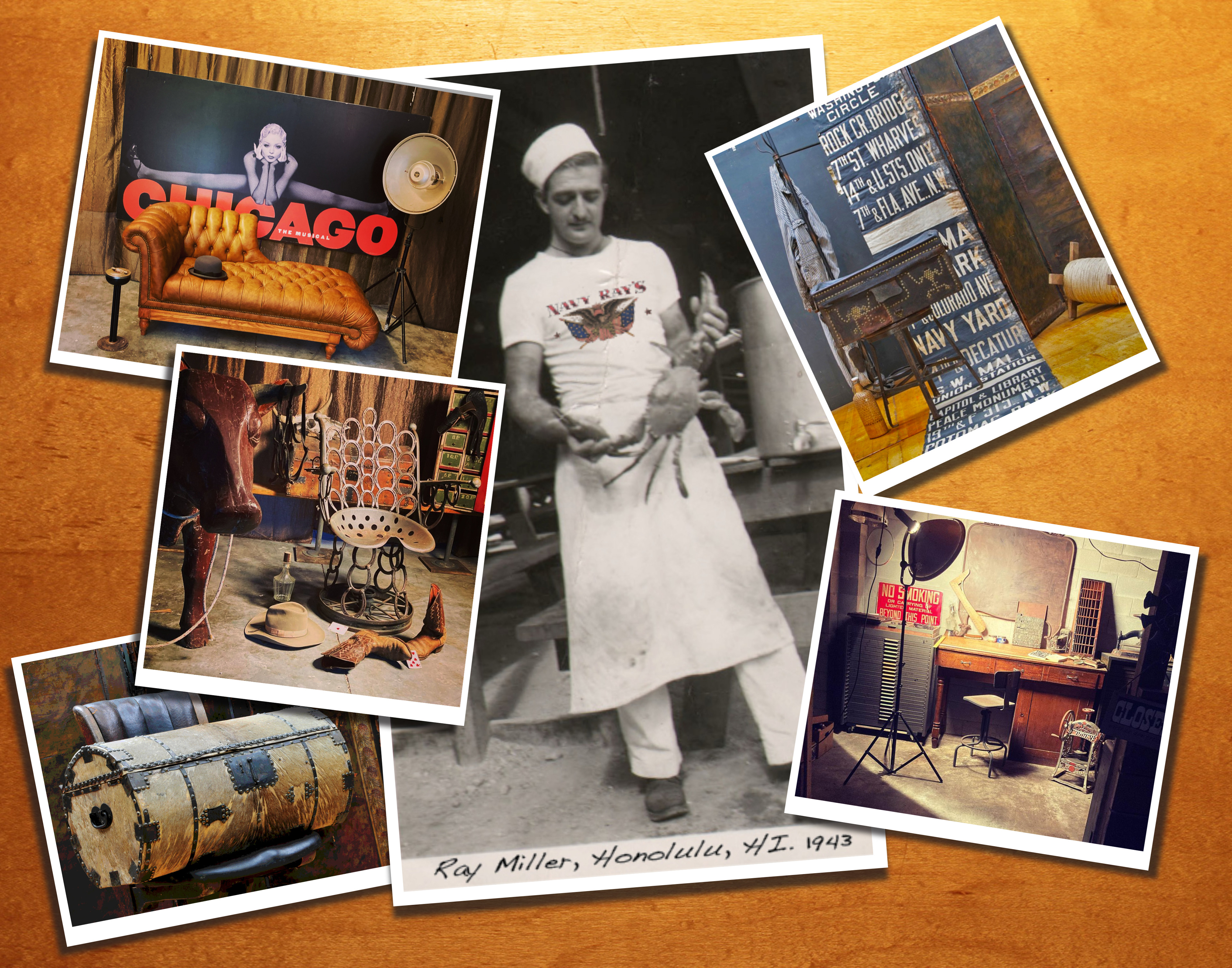 My antiques business, Navy Ray's. Product shots illustrating my studio photography.