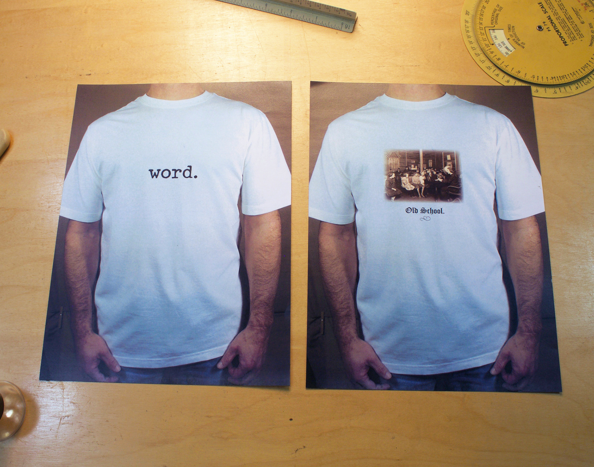 Just a couple random Tee-shirt ideas I did.