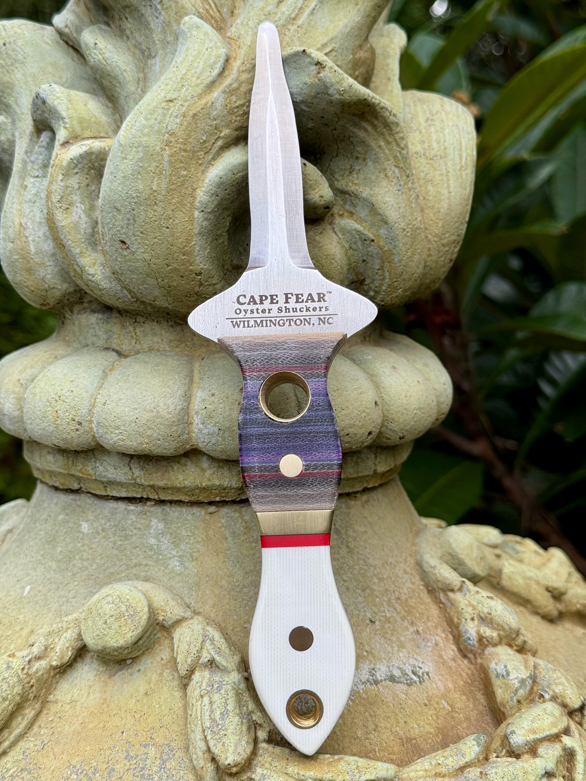 (SOLD) #25 G-Carta Custom Micarta, G10, Brass