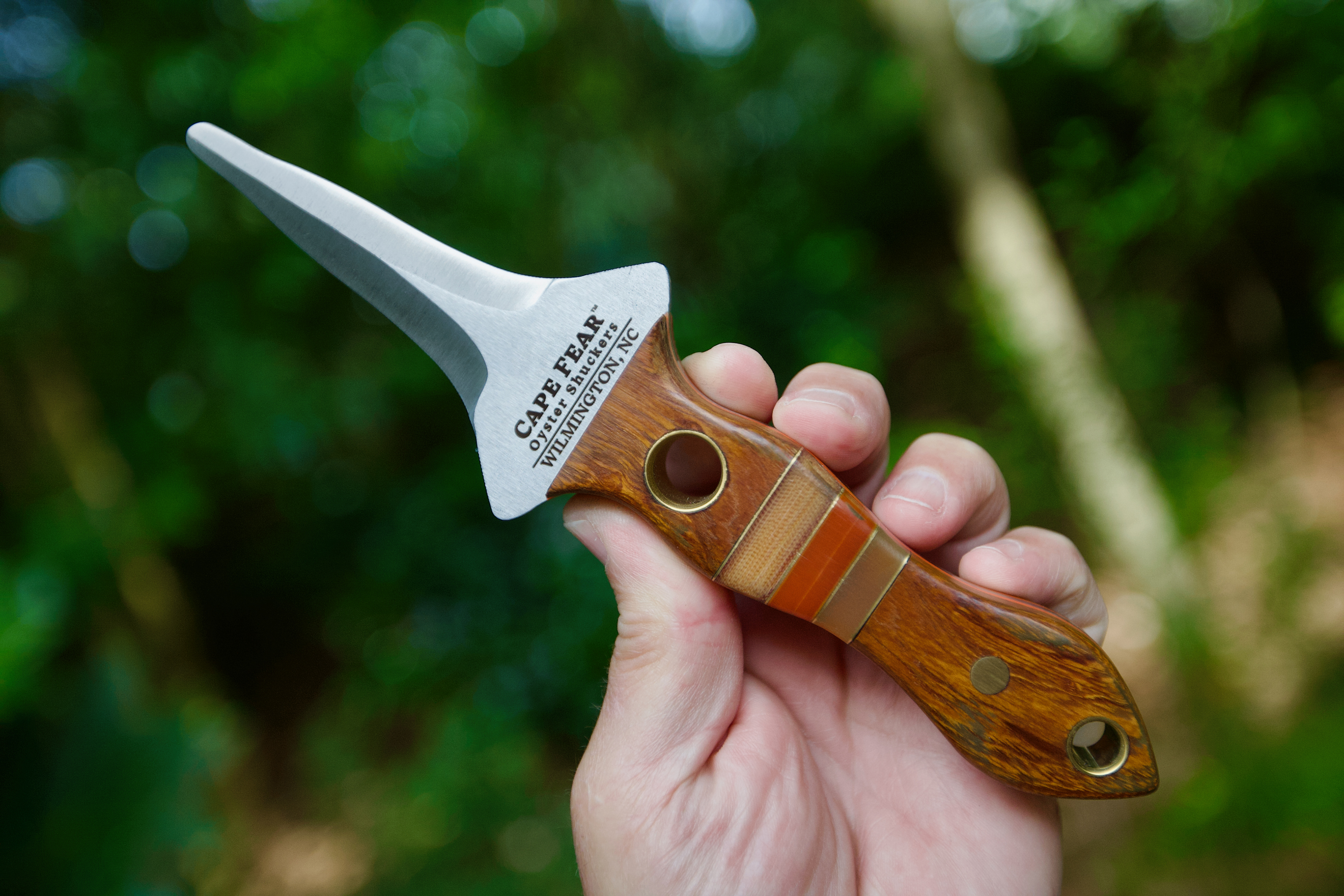 #41 Ironwood and various inlay, brass accents