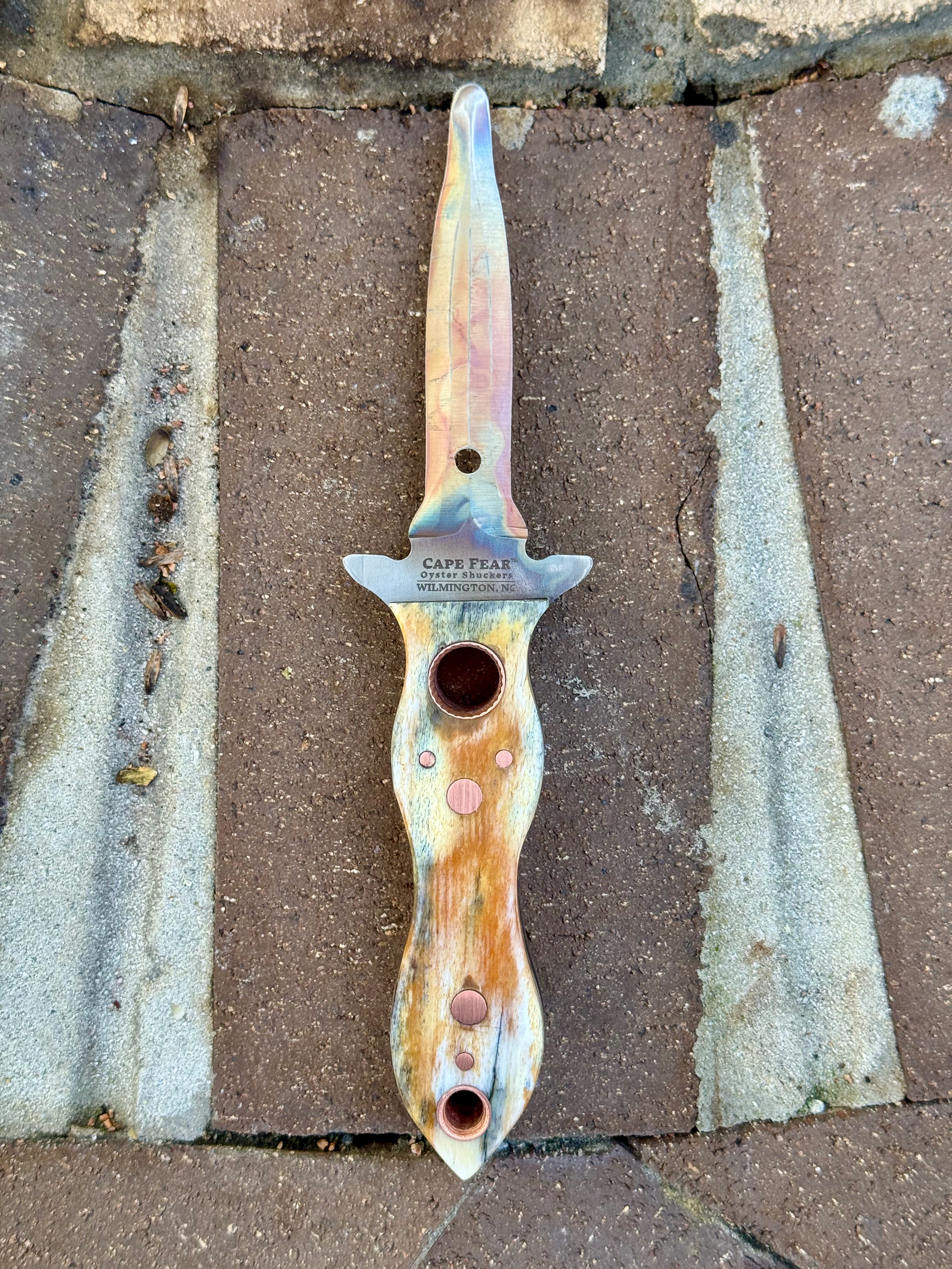 (SOLD) #30 Giraffe Bone, Copper