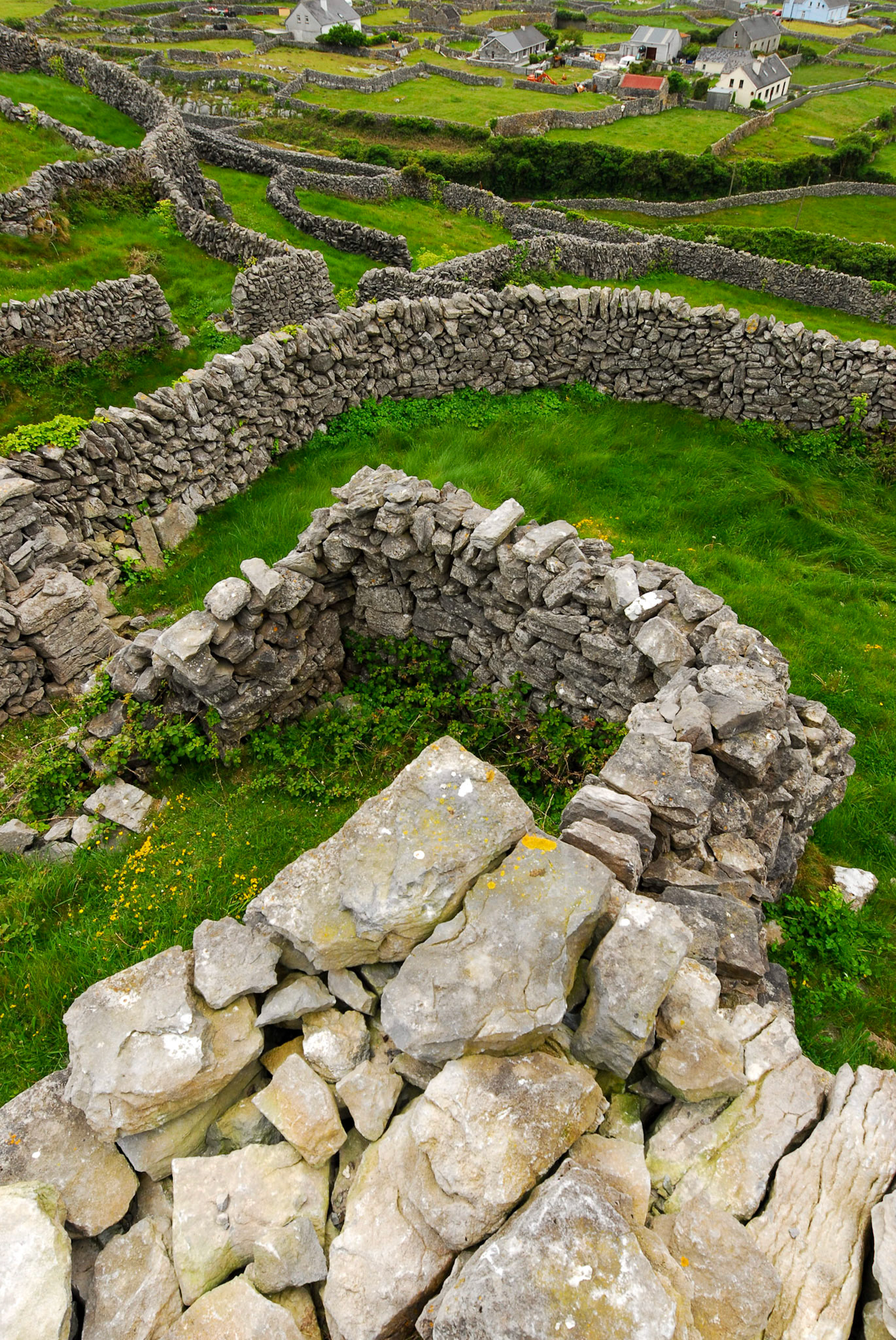 Stone walls on Aran Islands