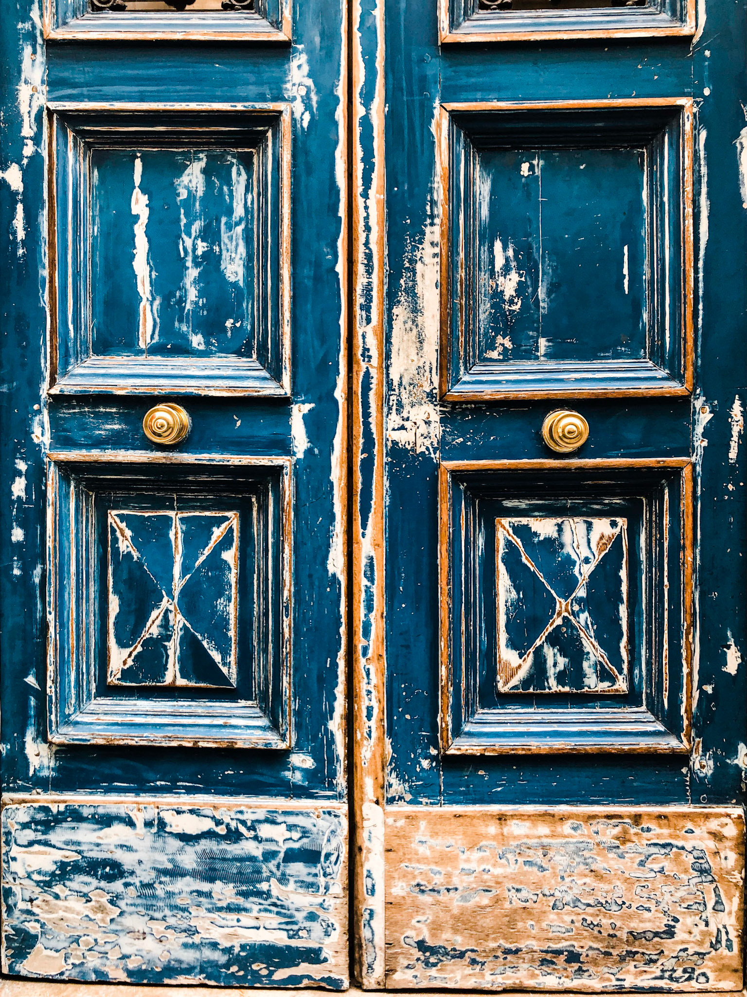 Old Blue Doors