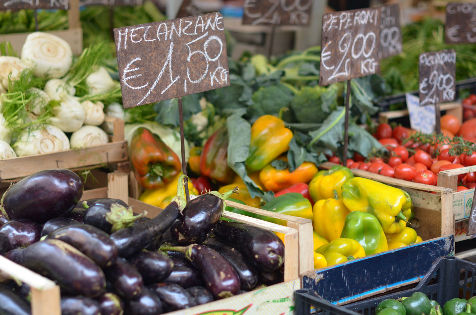 Italian farmer's market