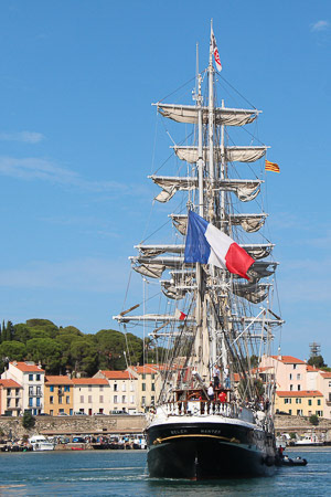 Port-Vendres : Le Belem, majestueux et élégant !