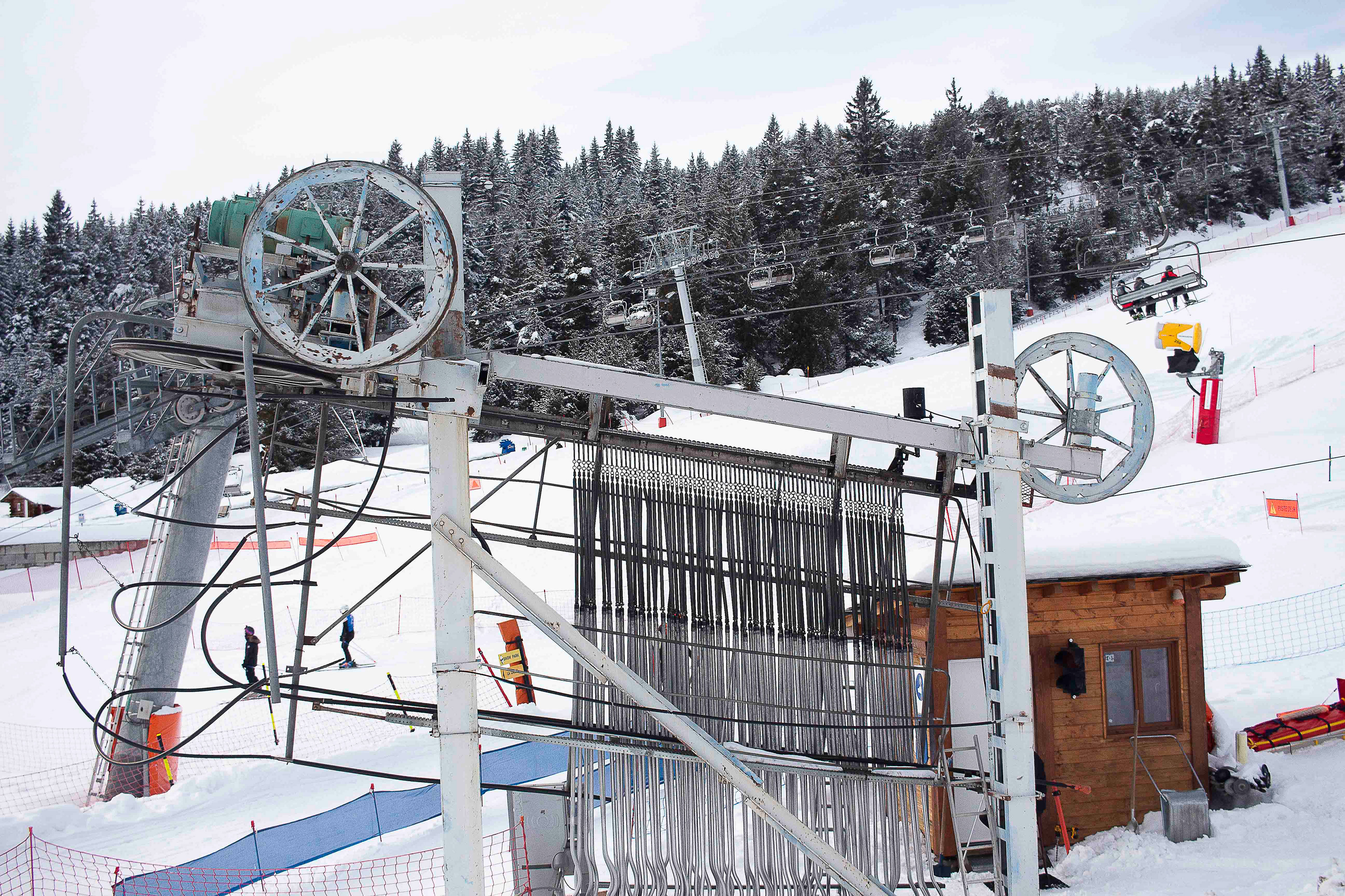 Empreinte : Remontée ski