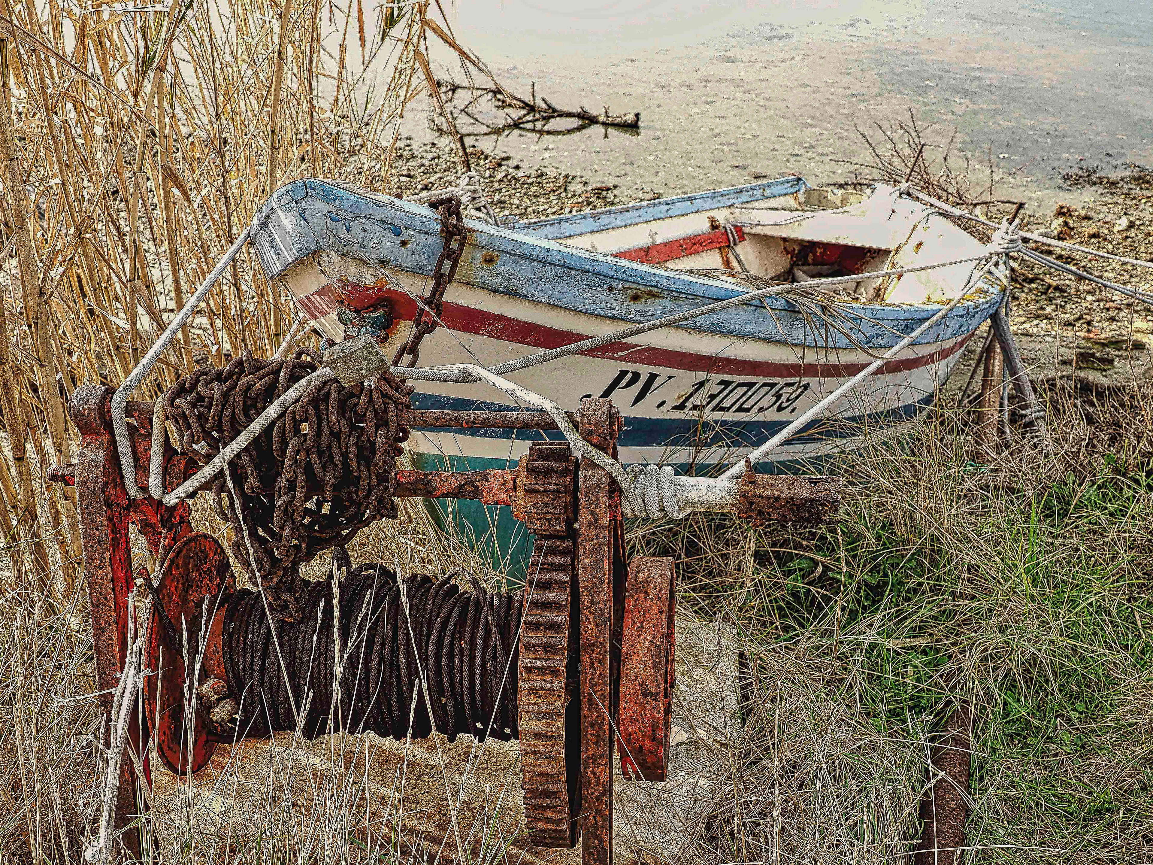 Barque abandonnée