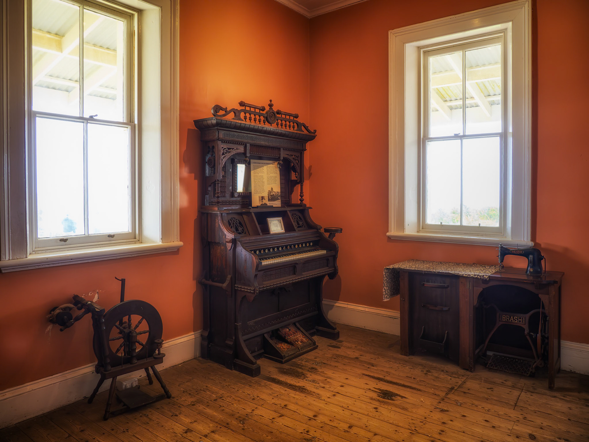 Inside the telegraph station