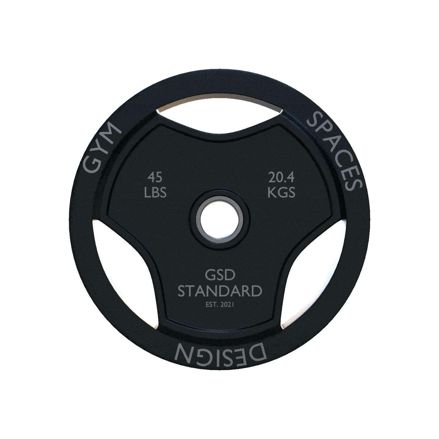 Barbell Plate Motion Graphic Logo for GSD