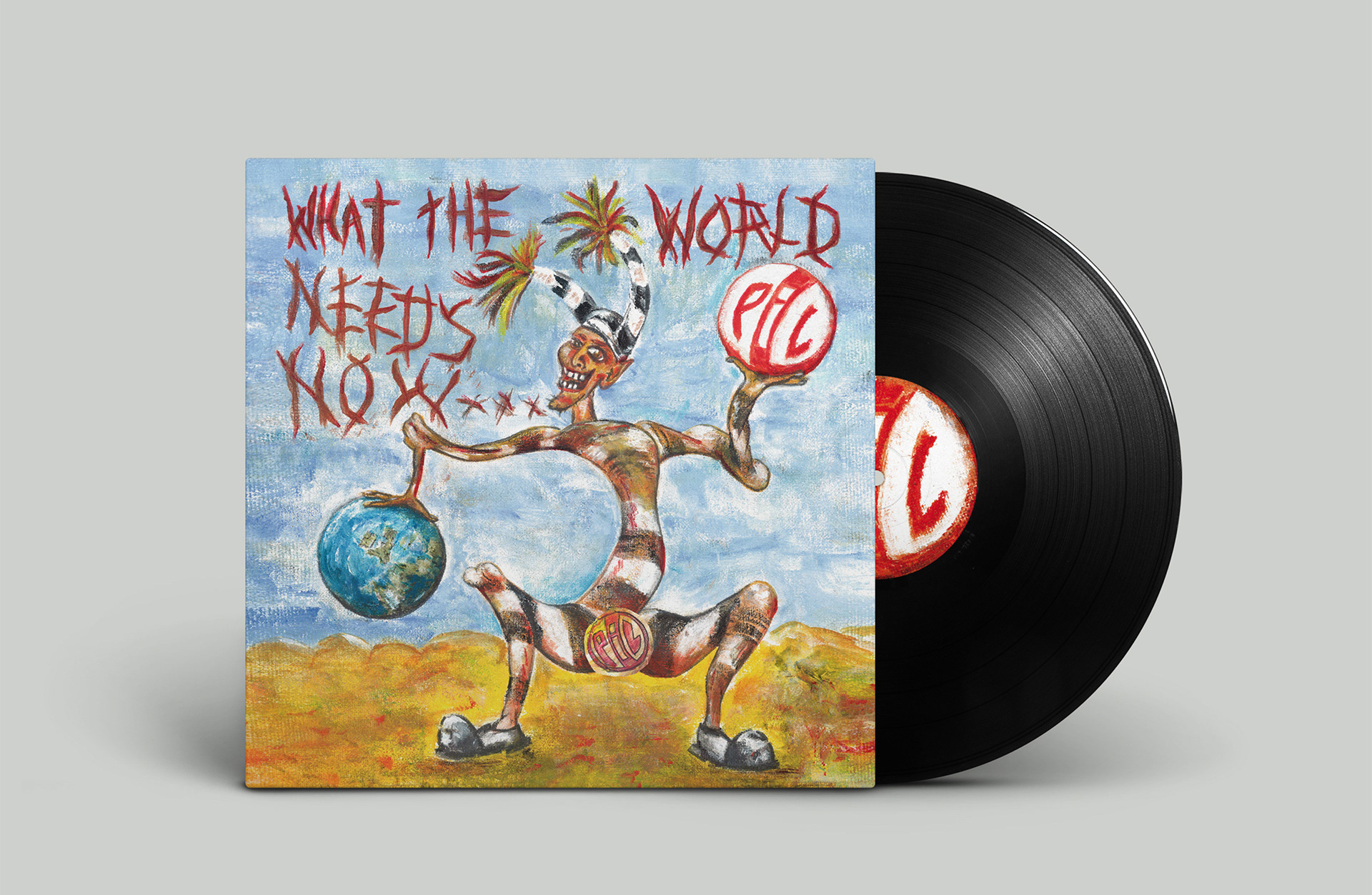PiL: What The World Needs Now: vinyl LP layout