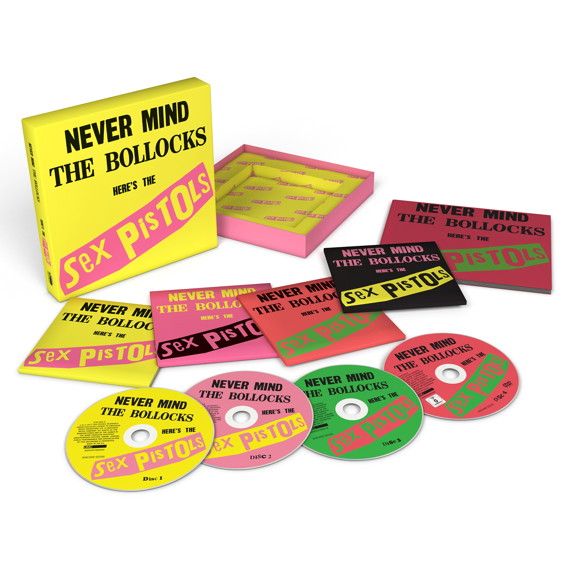 Sex Pistols: Never Mind The Bollocks 40th Anniversary CD Box Set