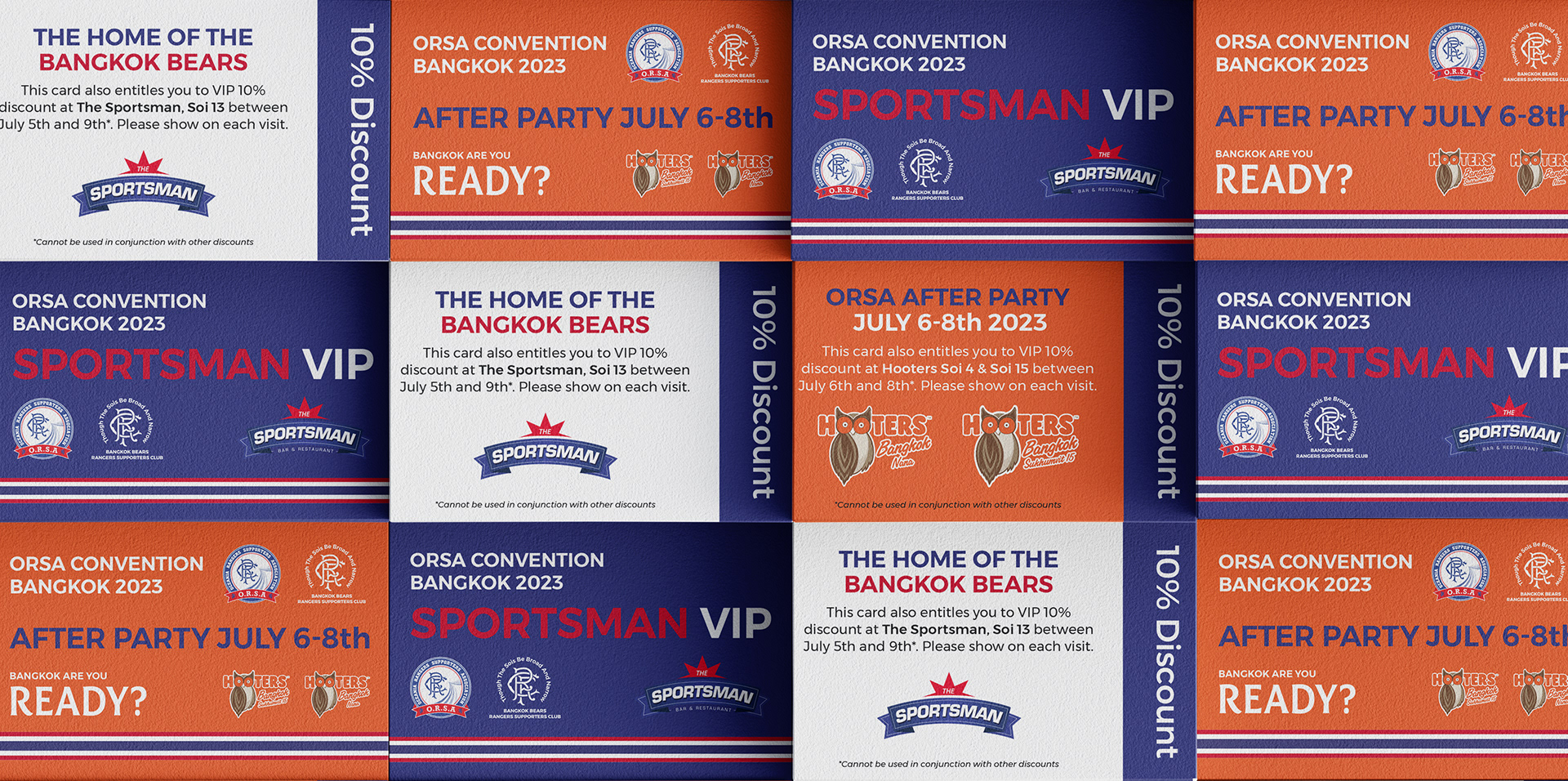 ORSA Convention - Event Sponsorship Cards