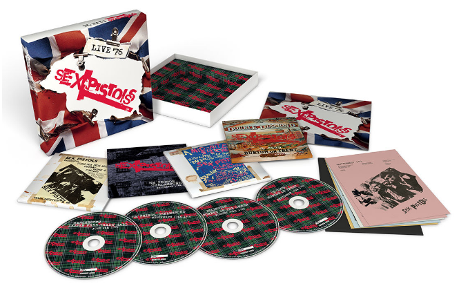 Sex Pistols: Live’ 76 super-deluxe box set CD