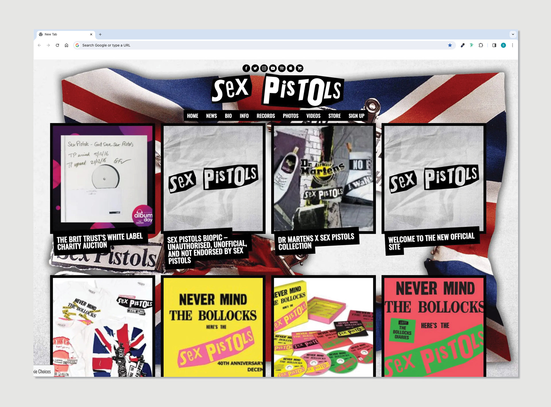 Sex Pistols Official Website