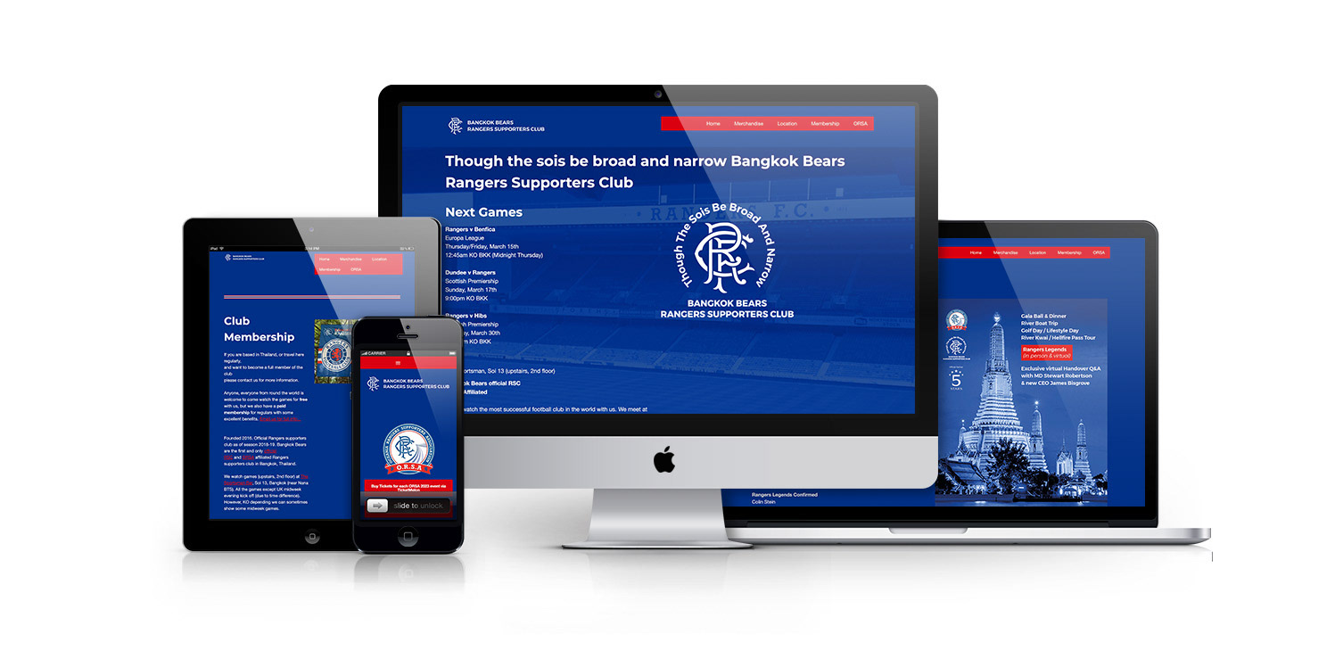Bangkok Bears RSC Website