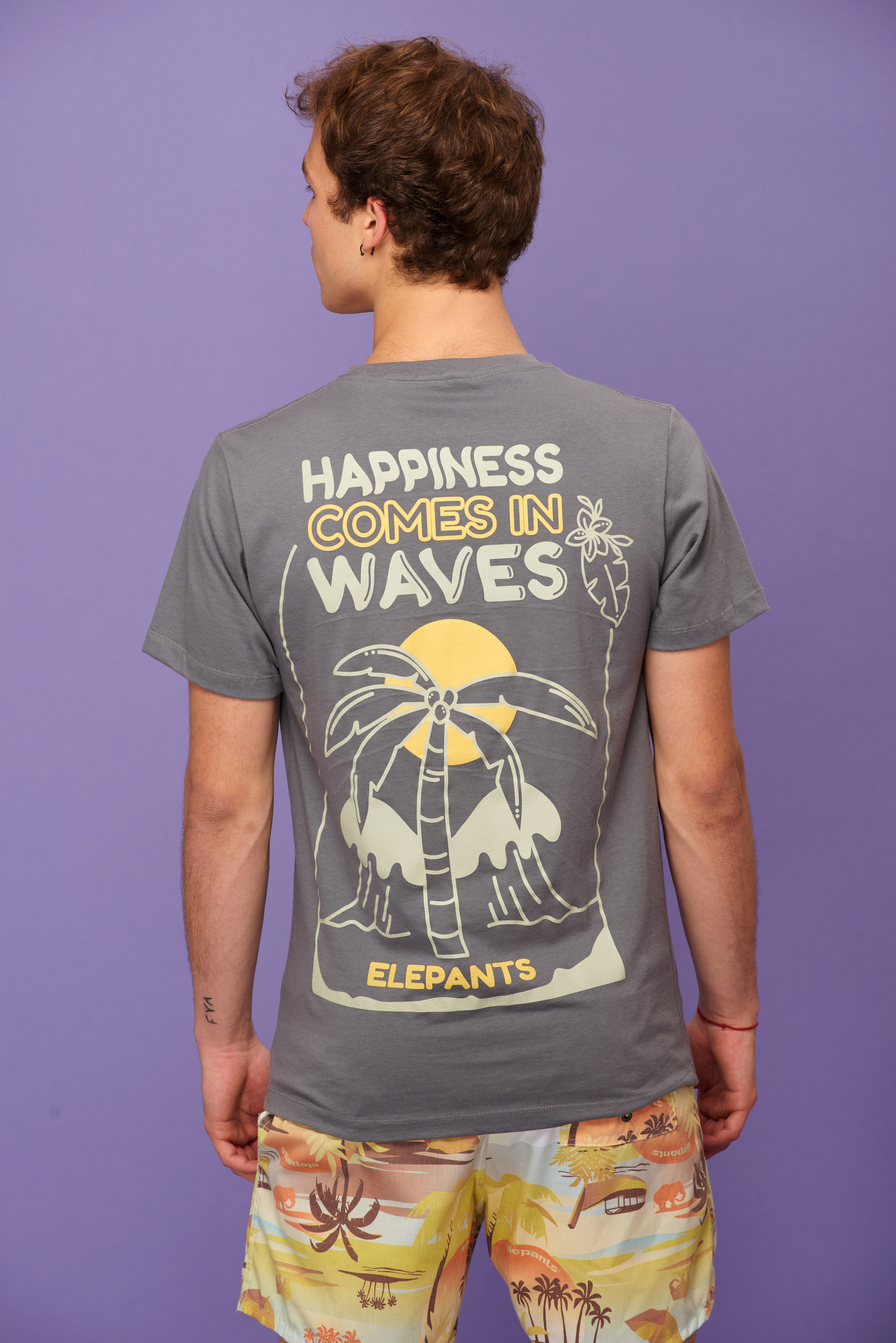 Remera Happiness - Diseño de estampa