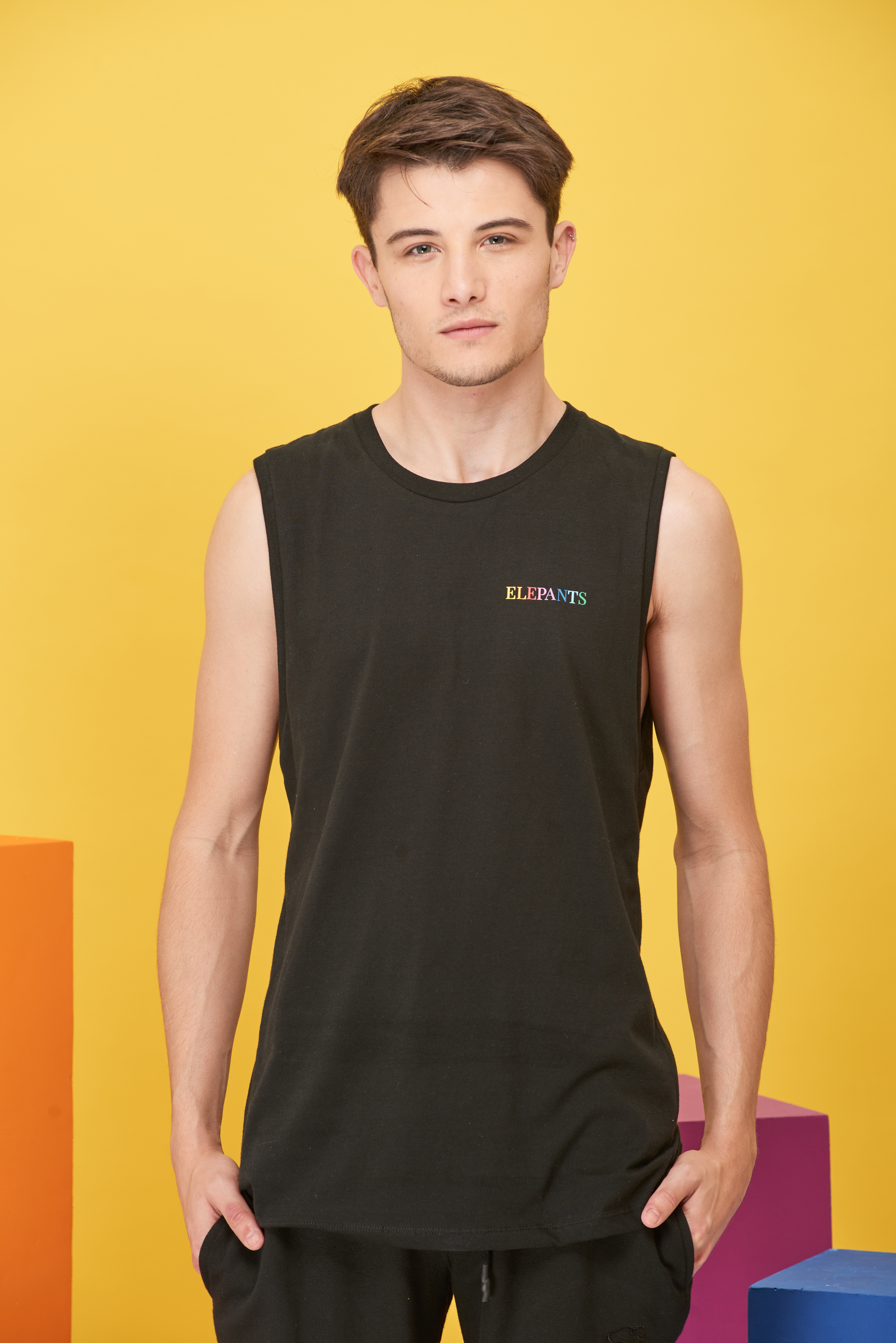 Musculosa Arcoiris - Diseño de estampa