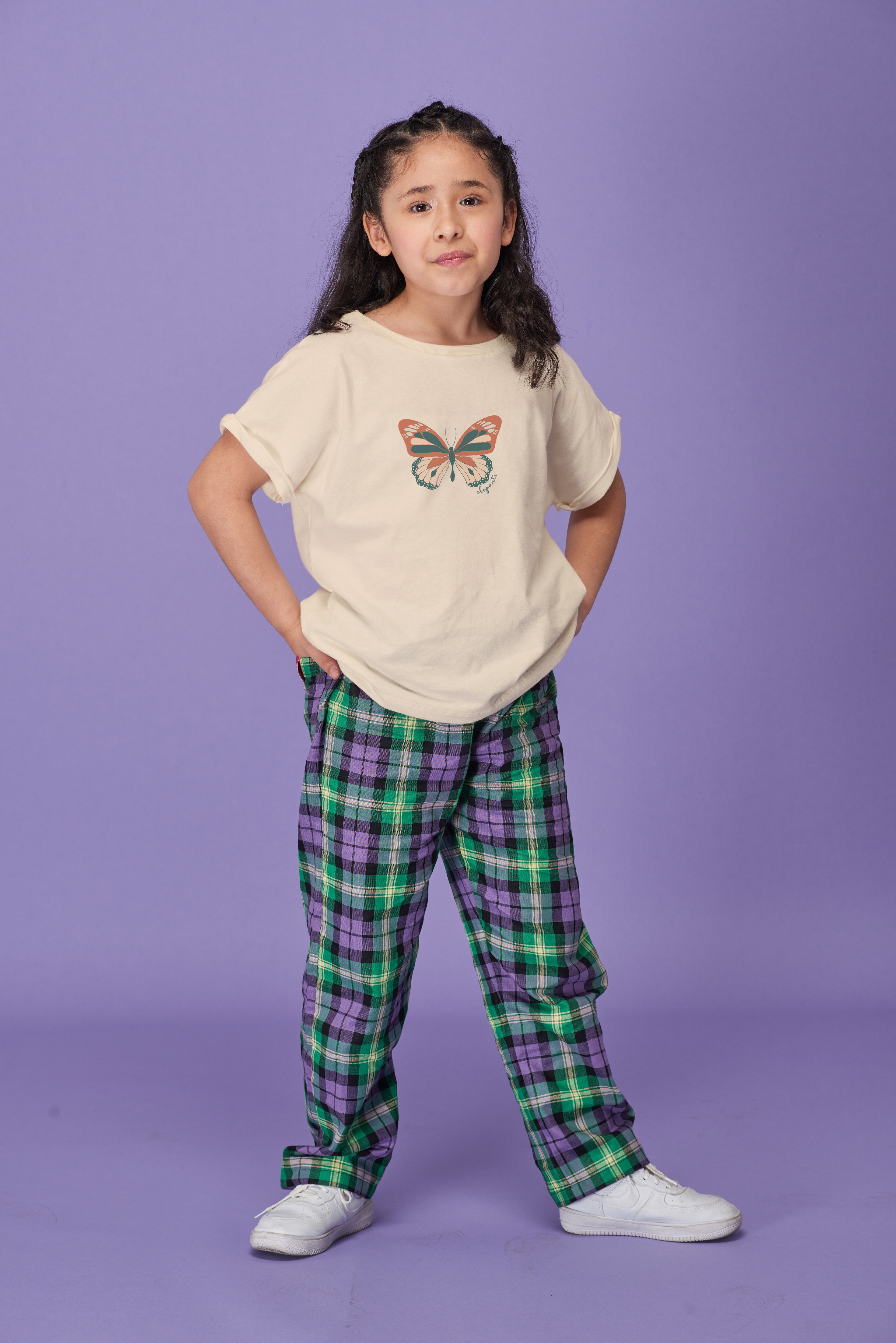 Remera Mariposa Kids - Diseño de estampa