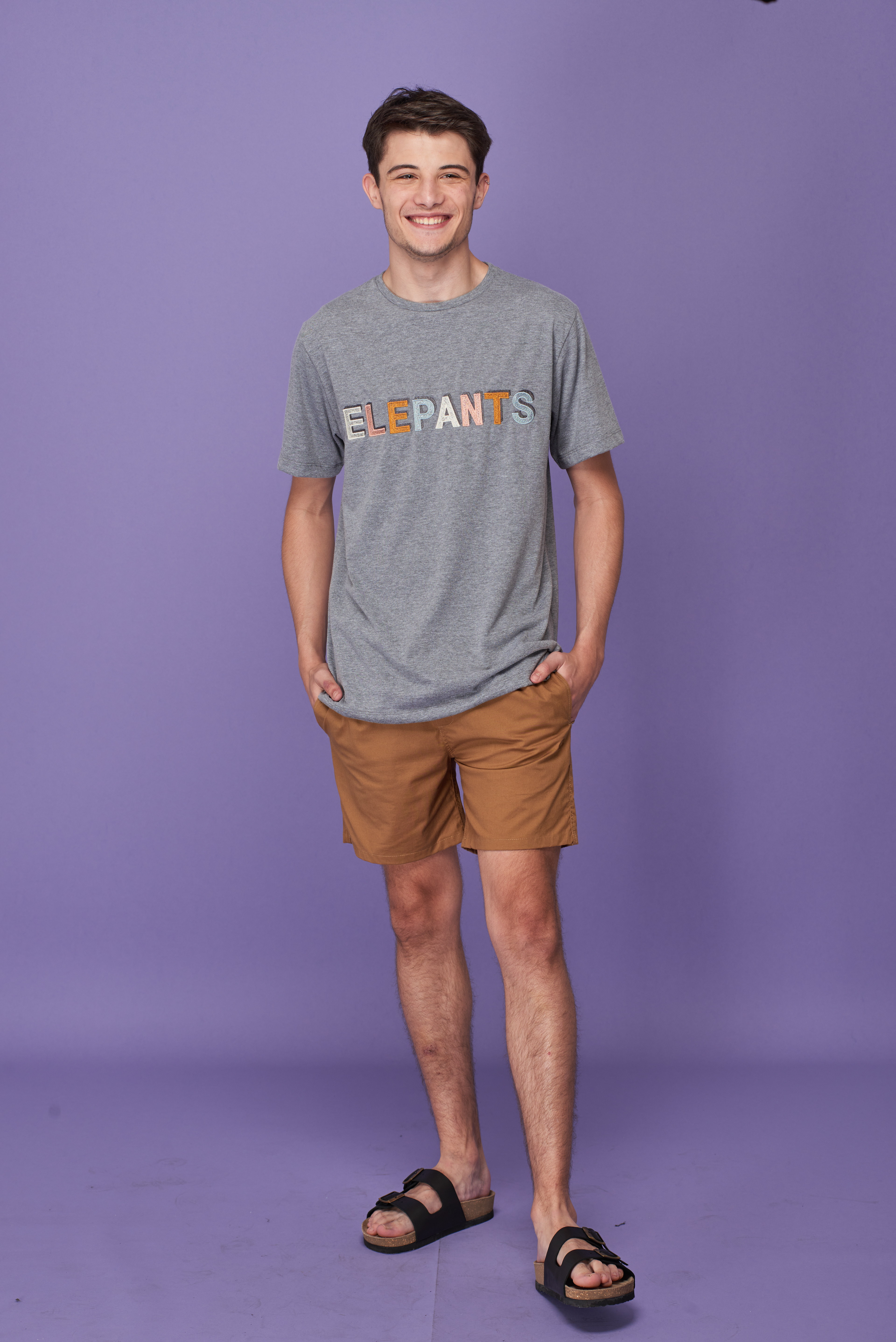Remera Hey Elepants - Diseño de bordado