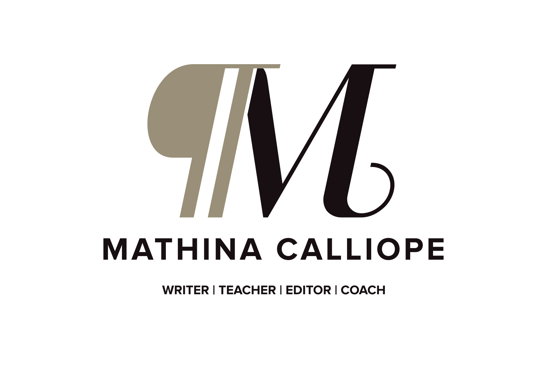 Logo for writer