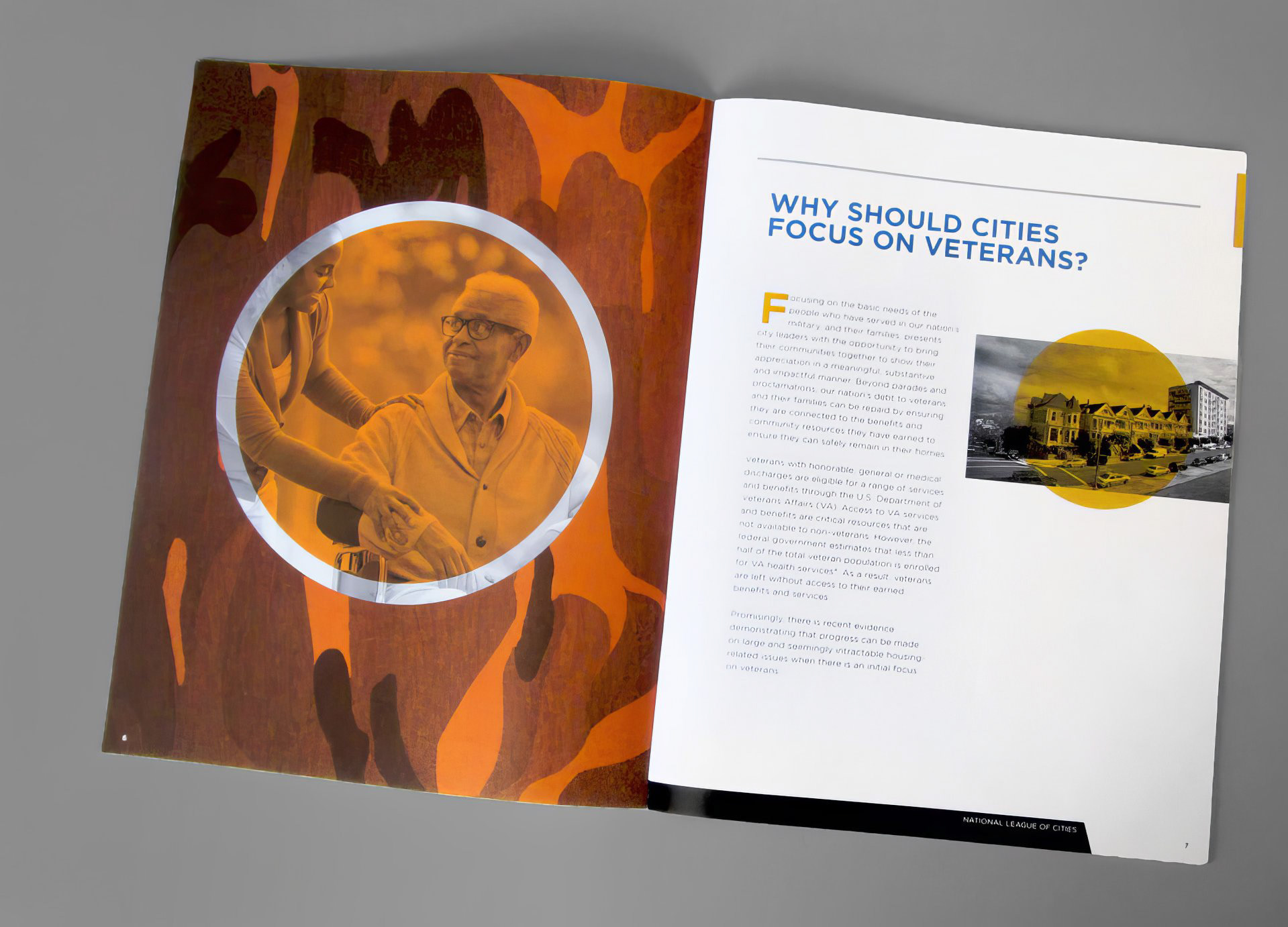 Sample content spread