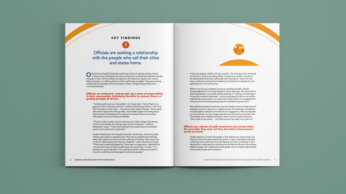 Key Findings first spread