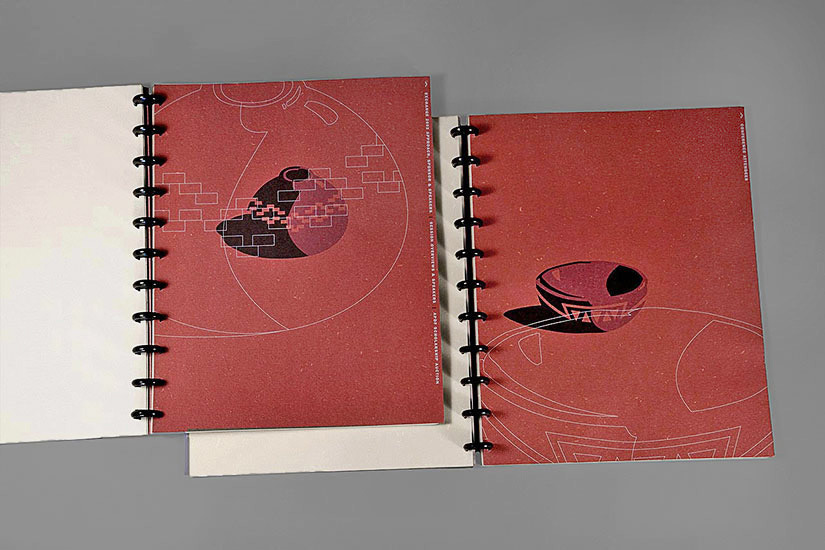 Conference theme program divider pages